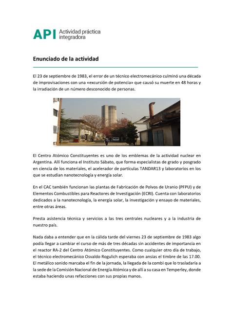 API3 Enunciado De La Actividad Enunciado De La Actividad El 23 De