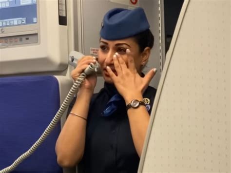 Viral Indigo Flight Attendants Emotional Farewell Speech