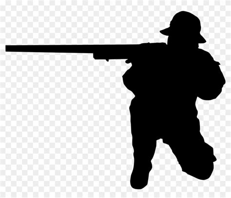 Free Download - Sniper Silhouette, HD Png Download - 1230x1000 (#259686 ...