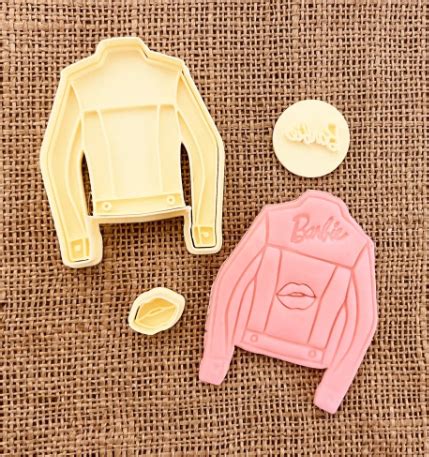 STL File BARBIE JACKET JACKET JACKET STAMP STAMP STAMP COOKIE CUTTER