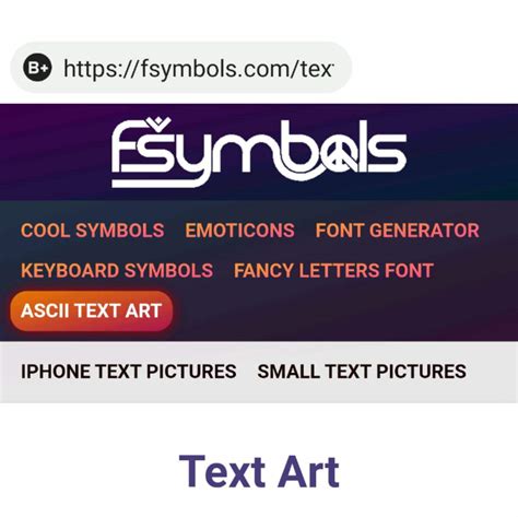 fsymbols-Text Art | Wiki | Tarot and Divination Amino