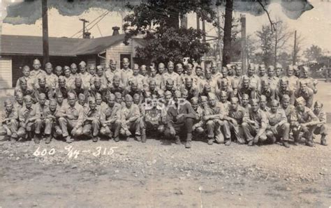 C38 Fort Sheridan Illinois Il Real Photo Rppc Postcard 1946 Military Troops Ebay