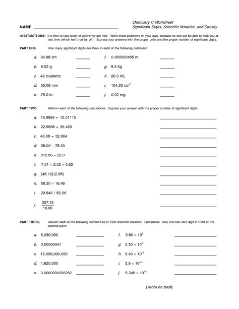 Calculations Using Significant Figures Worksheet Amemyid