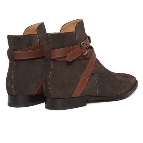 Brown Suede Jodhpur boots with Tan Straps : The Jodhpur boots | Jodhpur ...