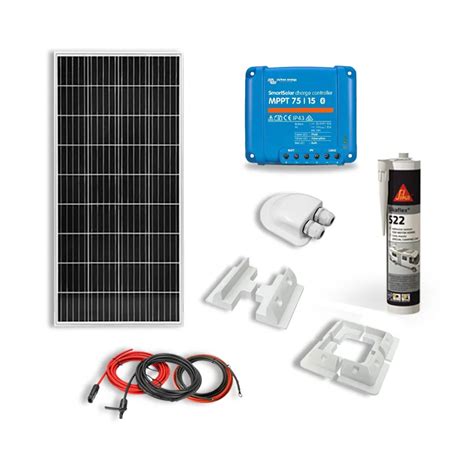 Kit Solaire 180W 12V Camping Car Caravane Bateau MPPT Victron Energy