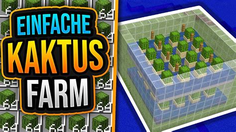 Kaktus Farm Tutorial Minecraft Erikonhisperiod Youtube