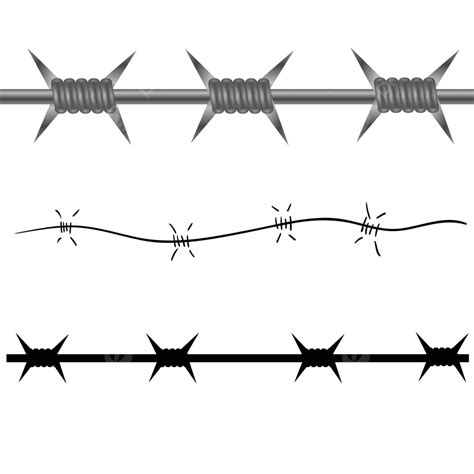 Barbed Wire Pattern Trespass Illustration Vector Pattern Trespass