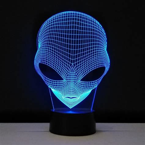 Alien Led Hologram Night Light Lightningstore