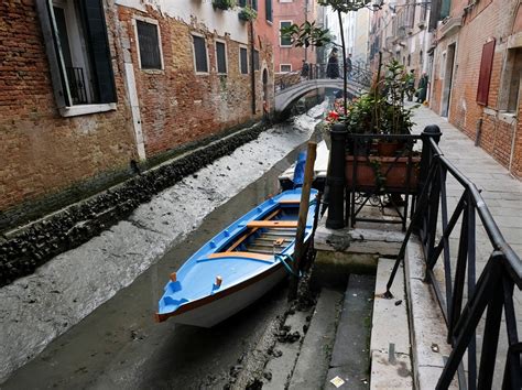 Los Famosos Canales De Venecia Se Est N Secando Y Se Teme Por Una