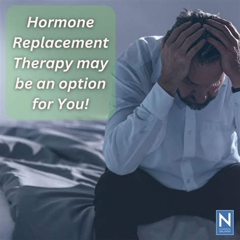 Male Hormone Replacement Therapy- Low T Orlando