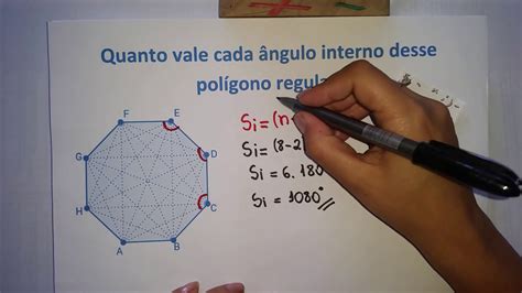 Ângulo interno de um polígono regular Prof Edna Mendes Somatize
