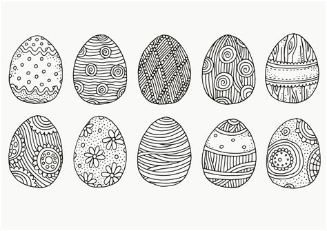 Dibujos De Huevos De Pascua Para Colorear Hogarmania