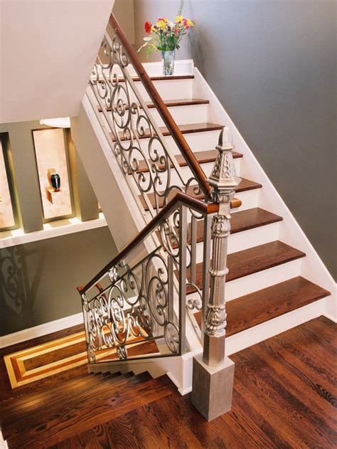 Two Toned Staircase Ideas Pictures Remodel And Decor