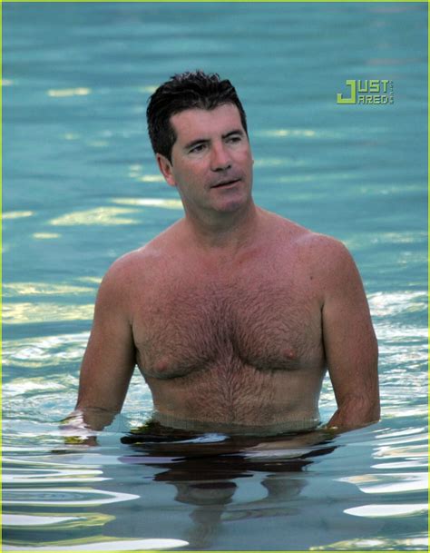 Simon Cowell Is Shirtless Photo 621611 Photos Just Jared