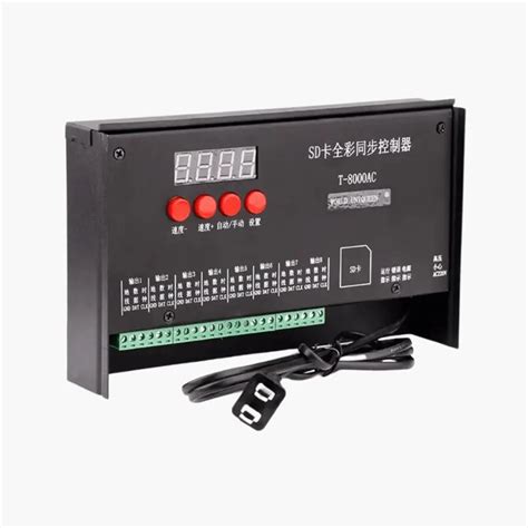 T 8000AC LED Controller 8 Ports 8192 Pixels For LED Strip Lights