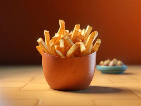 Premium Ai Image French Fries Food Photography Ai Generated