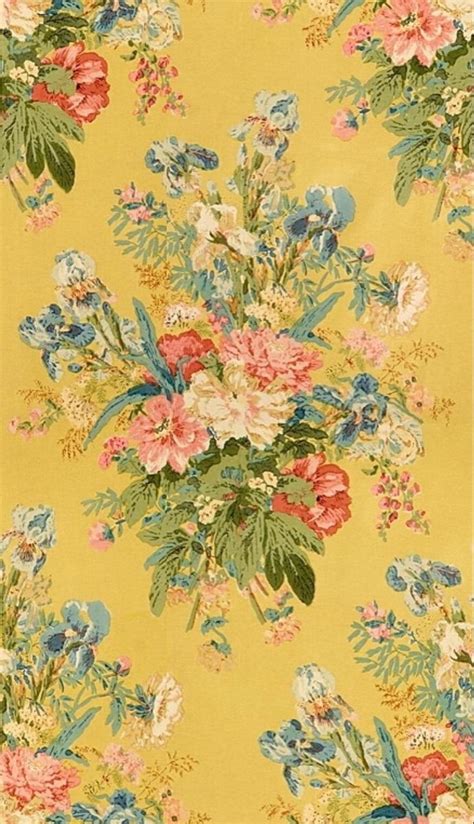 Pin By Anum Jawed On Florals23 Vintage Floral Fabric Chintz Fabric