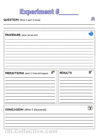 Lab Report Template Middle School 1 Professional Templates 5th