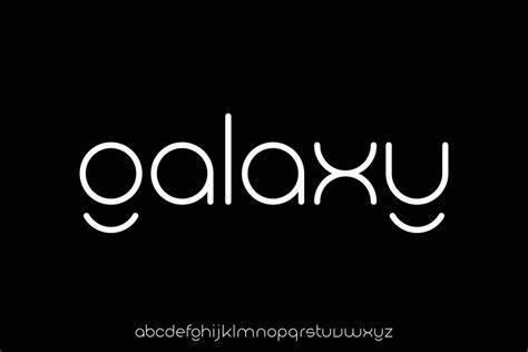 Creative modern rounded lowercase display font vector 17359520 Vector Art at Vecteezy