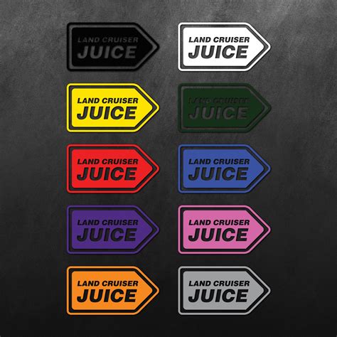 Juice Sticker For Land Cruiser Retrobot