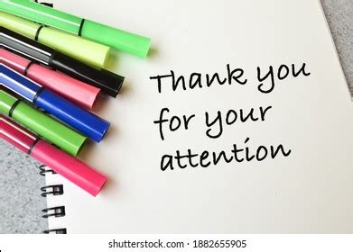 193 Thank You For Your Attention Images, Stock Photos & Vectors ...