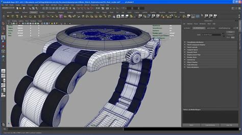 Modeling Tutorial In Maya Rolex Daytona Watch Part 56 Prepare To