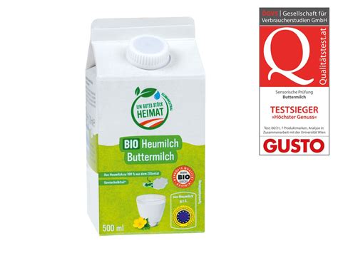 EIN GUTES STÜCK HEIMAT Bio Heumilch Buttermilch