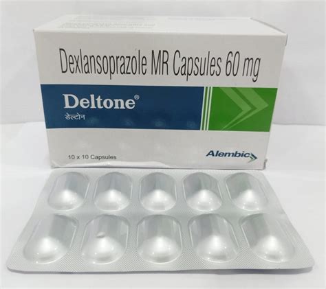 Dexlansoprazole Mr Deltone 60 Mg Capsule At Rs 185 Stripe In Nagpur