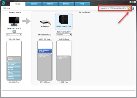 Comment passer de WD SmartWare à WD SmartWare Pro SanDisk