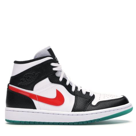 Air Jordan 1 Mid 'Alternate Swooshes Red Yellow' (W) | Pluggi