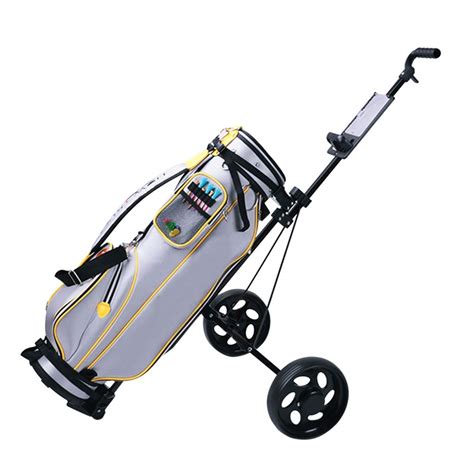 Buy ETHY New 2 Wheel Golf Push Cart Foldable 2 Wheel Push Pull Golf