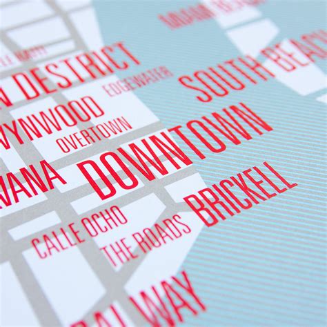 Miami Neighborhoods Map - These Are Things - Touch of Modern