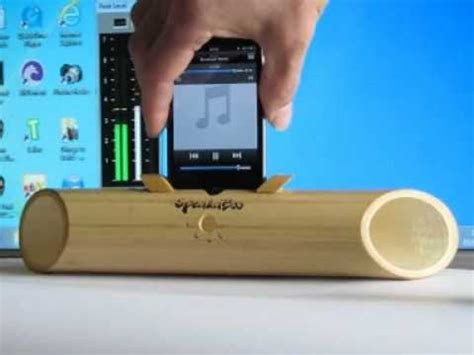 SpeakaBoo The Eco Friendly Acoustic Bamboo Speaker Amplifier Sound