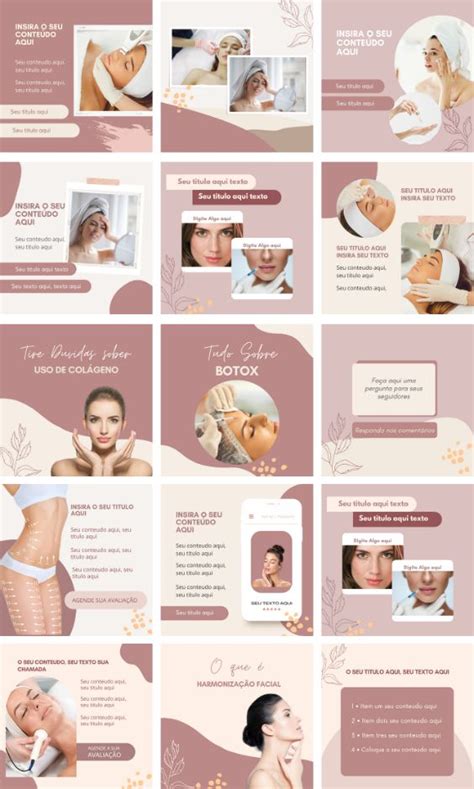 PACK CANVA PARA ESTETICA Template instagram Design de mídia social