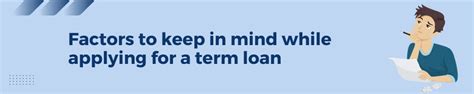 What Is Term Loan Meaning Types And Documents Required