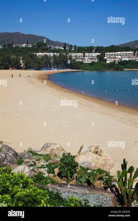 Lantau Island Discovery Baytai Pak Beach Hong Kong China Stock