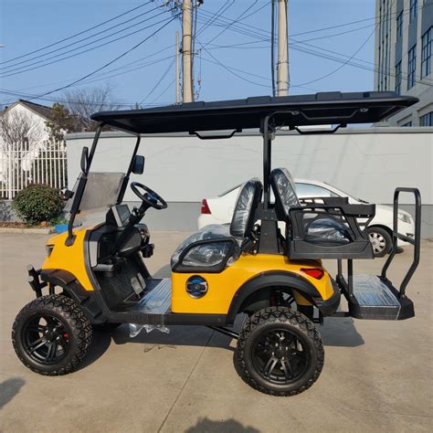 72V Electric Lifted Golf Cart 4 Person Off Road Buggy With 72V Lithium