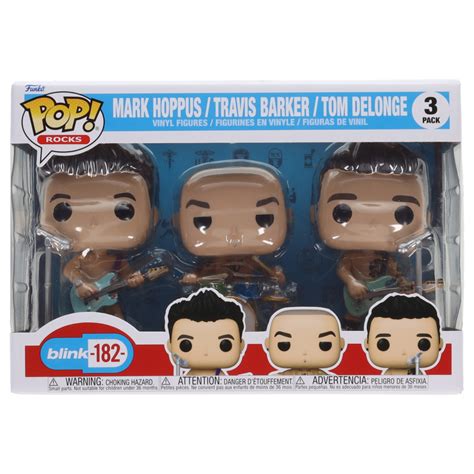 Mark Hoppus Travis Barker Tom Delonge Blink 182 Funko Pop Rocks Vinyl Figure Pristine Auction