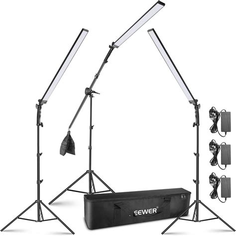 Buy Neewer LED Video Light Stick Kit, 3-Pack Dimmable 5500K Handheld ...