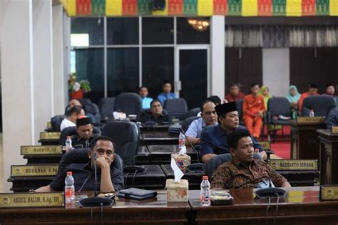 Dprd Rohul Rapat Paripurna Penyampaian Laporan Hasil Reses Masa Sidang