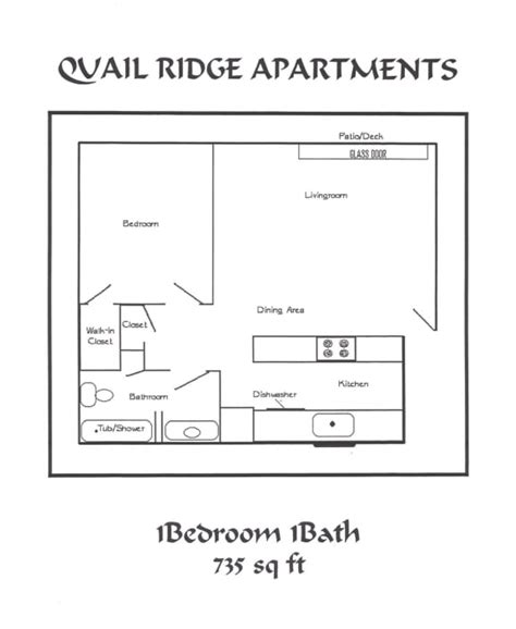 Floor Plans of Quail Ridge Apartments in Portland, OR