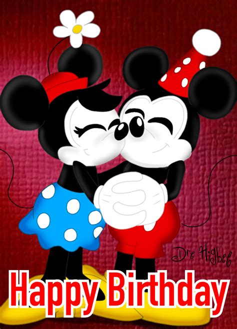 Happy Birthday To Mickey And Minnie By Mcdnalds2016 On Deviantart