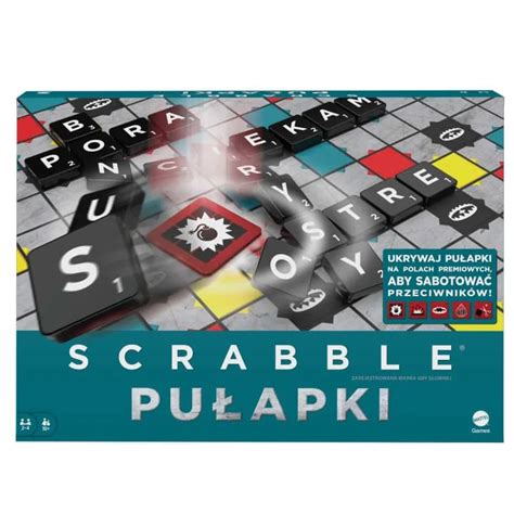 Mattel Gra Scrabble Pułapki Zakupy online z dostawą do domu