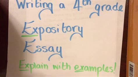 Expository Essay Examples 4th Grade More Expository Writing Samples 4th Grade 2022 10 19