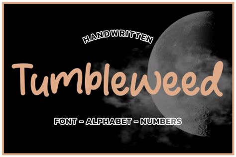 Tumbleweed Font Aplhabet Graphic By Fromporto Creative Fabrica