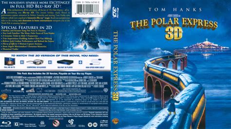 The Polar Express 3D Blu-Ray DVD Cover (2004)