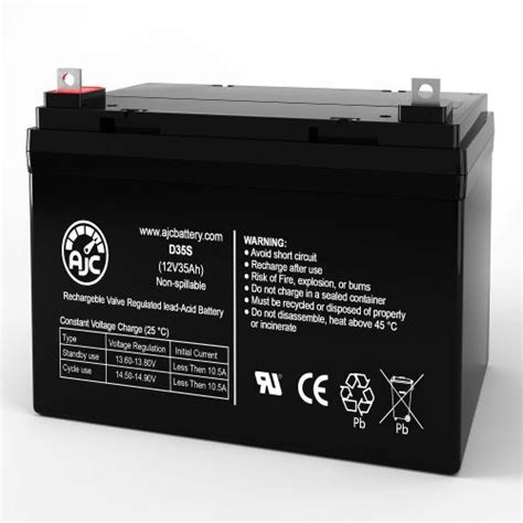 AJC Leoch LP12 35 Sealed Lead Acid Replacement Battery 35Ah 12V NB