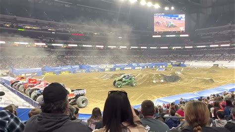 Monster Jam Lucas Oil 2023 Grave Digger Free Style Driver Tyler Menninga Youtube