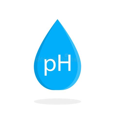 Icono De Ph Balance De Ph Equilibrio De Agua Icono Del Líquido