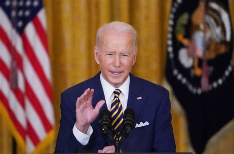 Joe Biden US Präsident verteidigt Bilanz nach einem Jahr im Amt Politik